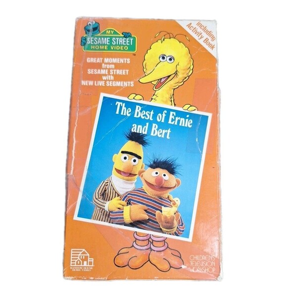 The Best Of Bert and Ernie VHS - Sesame Street Home Video Jim Henson Muppets - Picture 1 of 7